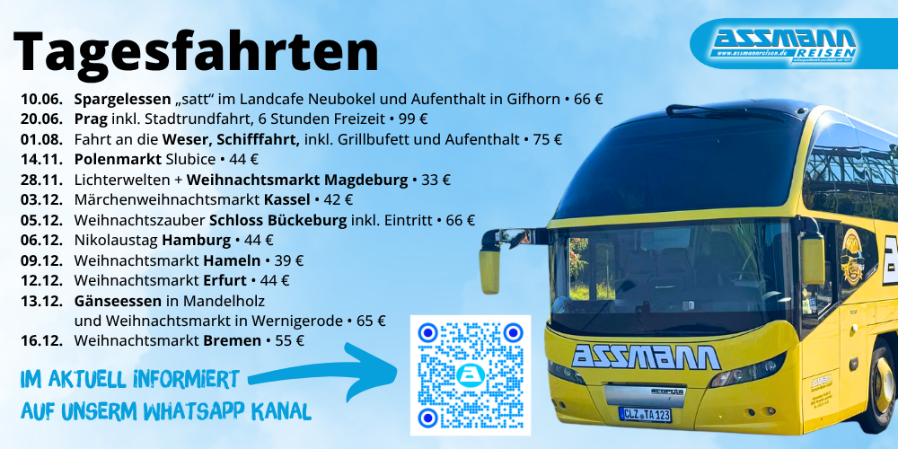 Tagesfahrten ab 06-2026